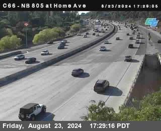 NB 805 at Home Ave (On Ramp)