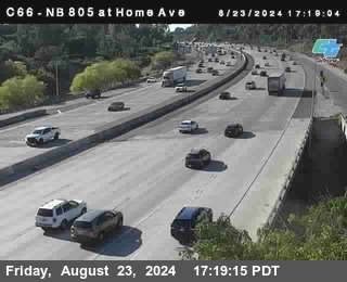 NB 805 at Home Ave (On Ramp)