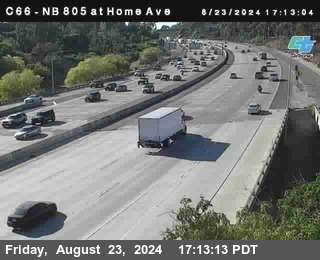 NB 805 at Home Ave (On Ramp)