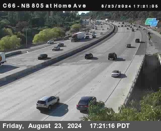 NB 805 at Home Ave (On Ramp)