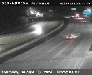 NB 805 at Home Ave (On Ramp)