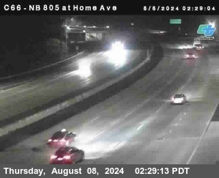 NB 805 at Home Ave (On Ramp)