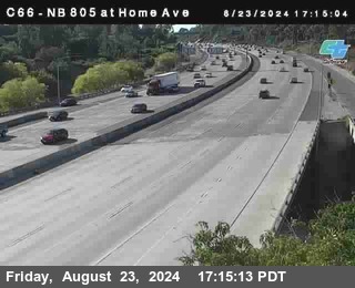 NB 805 at Home Ave (On Ramp)