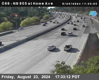 NB 805 at Home Ave (On Ramp)