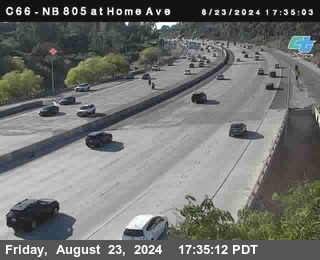 NB 805 at Home Ave (On Ramp)