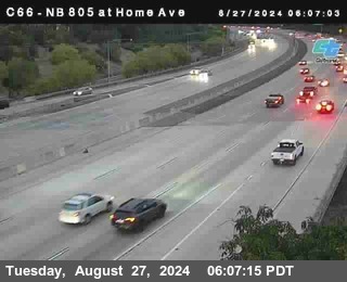 NB 805 at Home Ave (On Ramp)