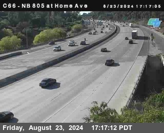 NB 805 at Home Ave (On Ramp)