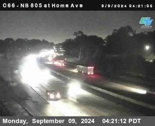 NB 805 at Home Ave (On Ramp)