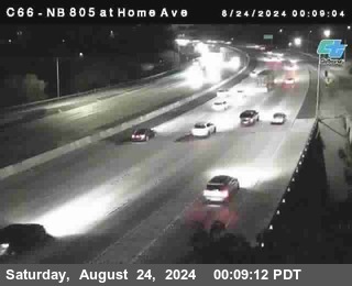 NB 805 at Home Ave (On Ramp)