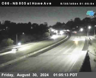 NB 805 at Home Ave (On Ramp)