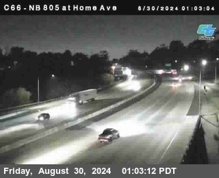 NB 805 at Home Ave (On Ramp)