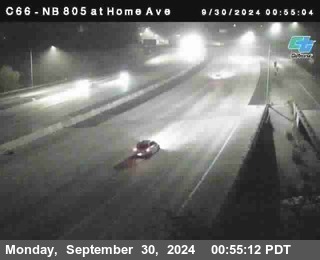 NB 805 at Home Ave (On Ramp)