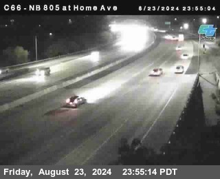 NB 805 at Home Ave (On Ramp)