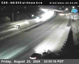 NB 805 at Home Ave (On Ramp)