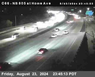 NB 805 at Home Ave (On Ramp)