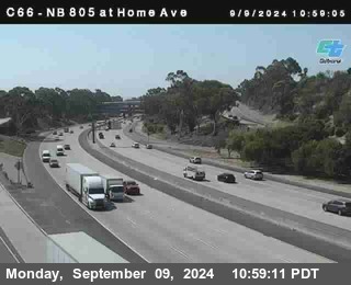 NB 805 at Home Ave (On Ramp)