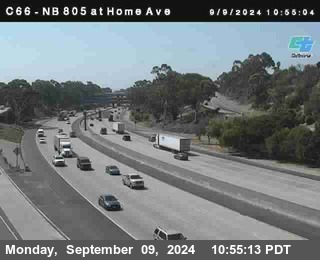 NB 805 at Home Ave (On Ramp)