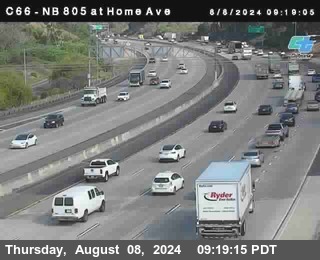 NB 805 at Home Ave (On Ramp)