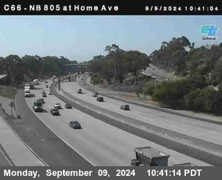 NB 805 at Home Ave (On Ramp)