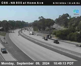 NB 805 at Home Ave (On Ramp)