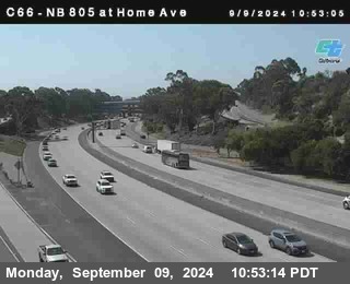 NB 805 at Home Ave (On Ramp)