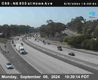 NB 805 at Home Ave (On Ramp)