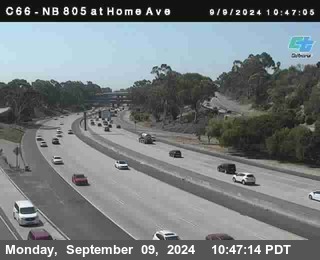 NB 805 at Home Ave (On Ramp)