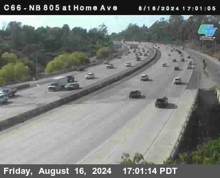 NB 805 at Home Ave (On Ramp)