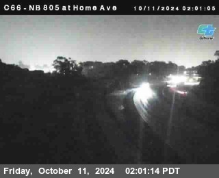 NB 805 at Home Ave (On Ramp)