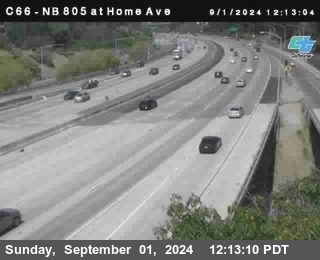 NB 805 at Home Ave (On Ramp)