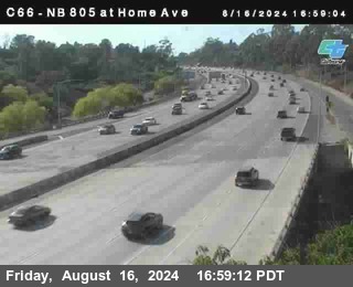 NB 805 at Home Ave (On Ramp)