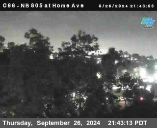 NB 805 at Home Ave (On Ramp)