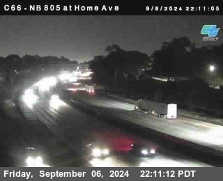 NB 805 at Home Ave (On Ramp)