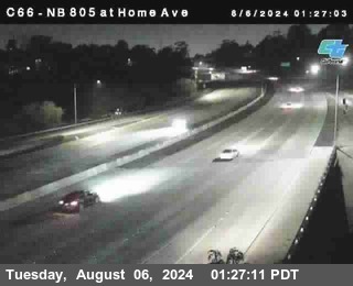 NB 805 at Home Ave (On Ramp)