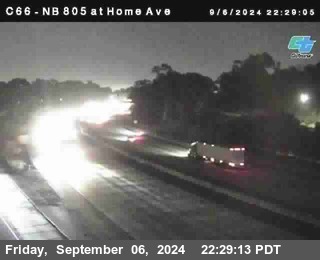 NB 805 at Home Ave (On Ramp)