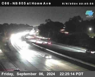 NB 805 at Home Ave (On Ramp)