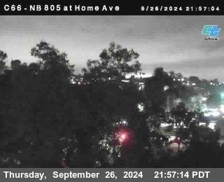 NB 805 at Home Ave (On Ramp)