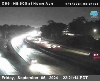 NB 805 at Home Ave (On Ramp)