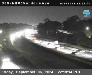 NB 805 at Home Ave (On Ramp)