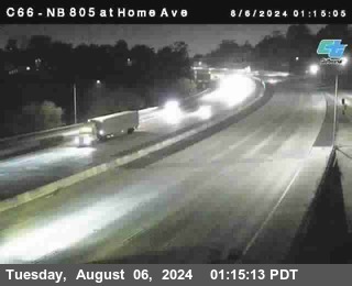 NB 805 at Home Ave (On Ramp)