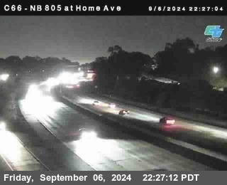 NB 805 at Home Ave (On Ramp)