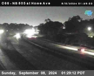 NB 805 at Home Ave (On Ramp)