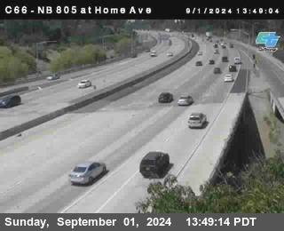 NB 805 at Home Ave (On Ramp)