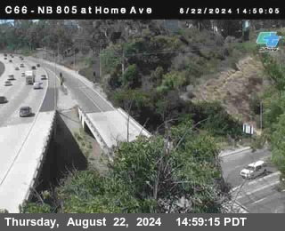 NB 805 at Home Ave (On Ramp)