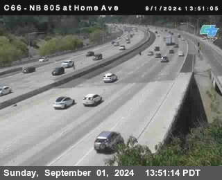 NB 805 at Home Ave (On Ramp)