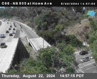 NB 805 at Home Ave (On Ramp)