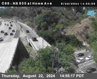 NB 805 at Home Ave (On Ramp)