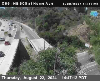 NB 805 at Home Ave (On Ramp)