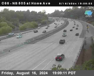 NB 805 at Home Ave (On Ramp)