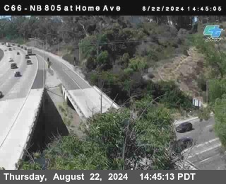 NB 805 at Home Ave (On Ramp)